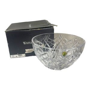 Waterford Westbrooke Lead Crystal Bowl Original Box Centerpiece Fruit Serving 9"